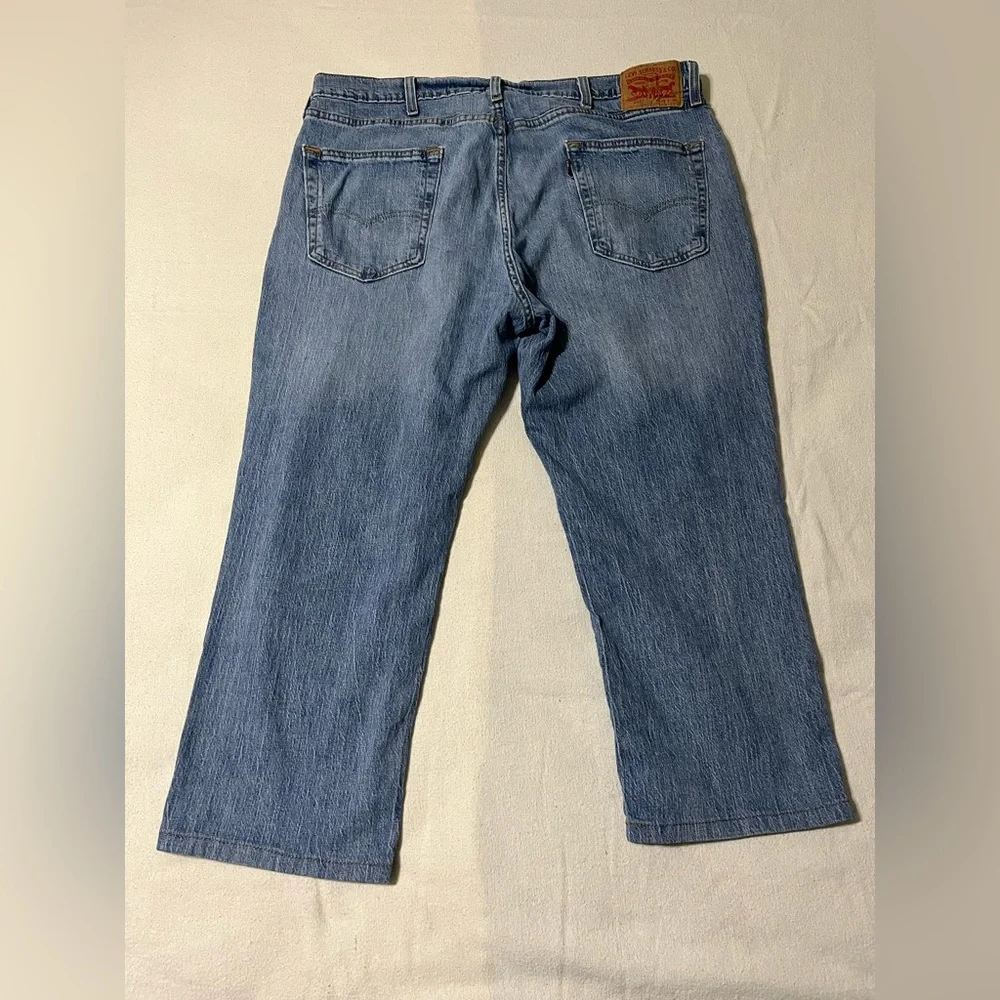 Levis 541 Mens 36x22 Straight Leg‎ Athletic Blue Denim Jeans